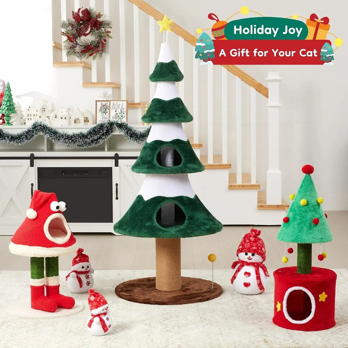 62" Cat Tree with Heavy Duty Base by HouseOfZazla