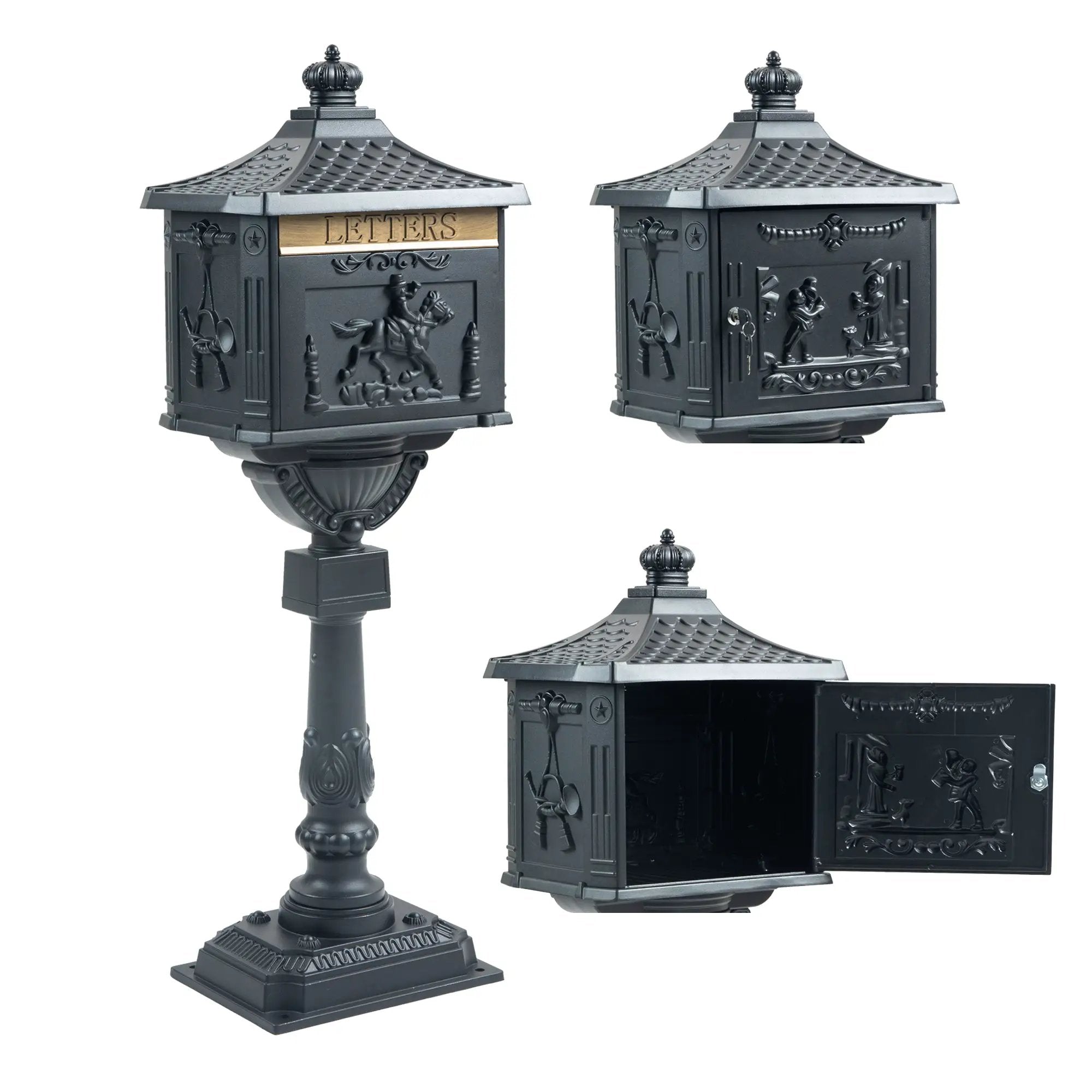 Mailbox Cast Aluminum by HouseOfZazla