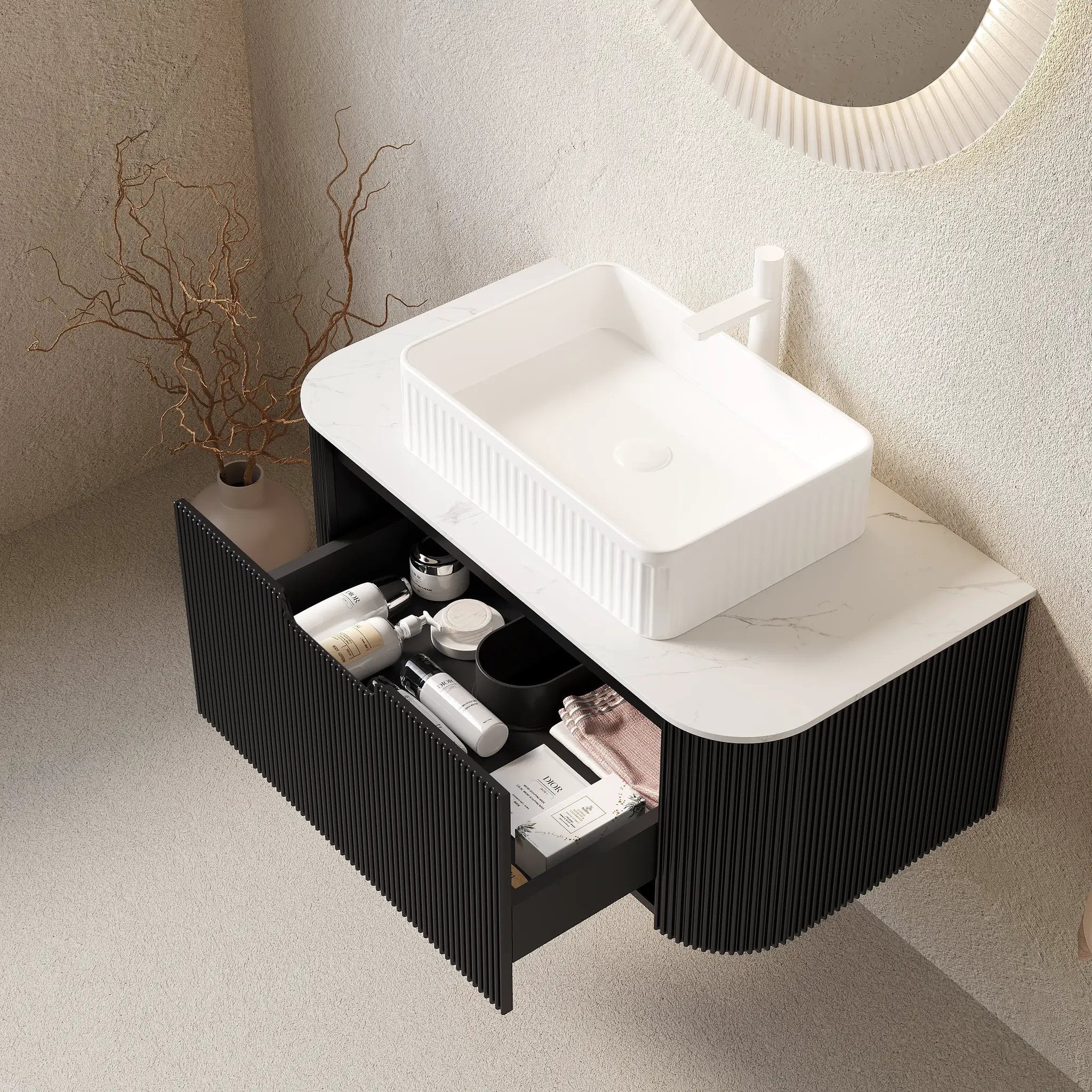 DINA 36" Bathroom Vanity with Sink by HouseOfZazla