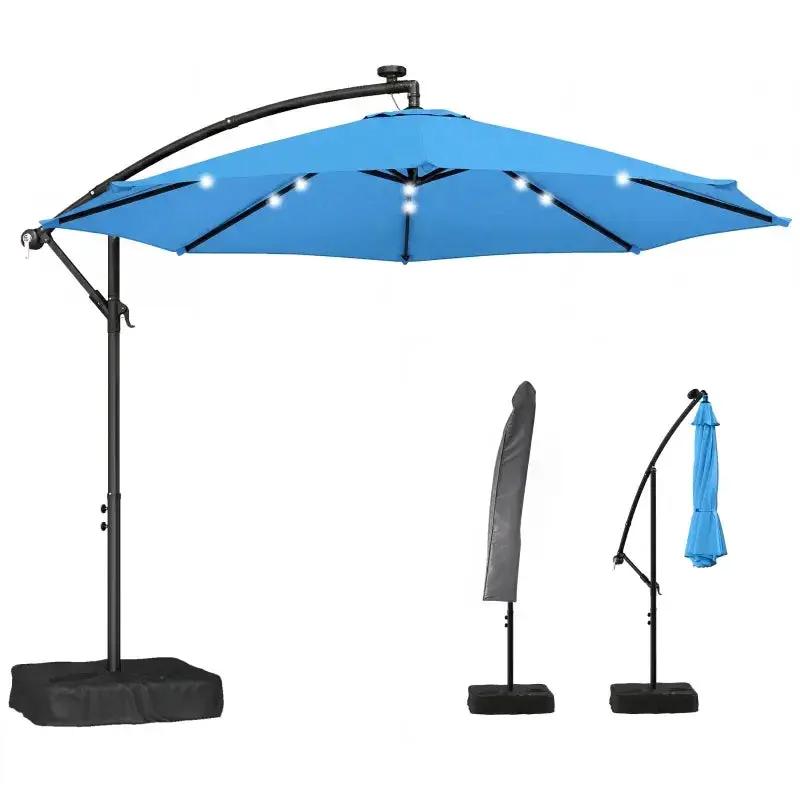 Stylish Pool Umbrella, Outdoor Cantilever Patio Umbrella by HouseOfZazla