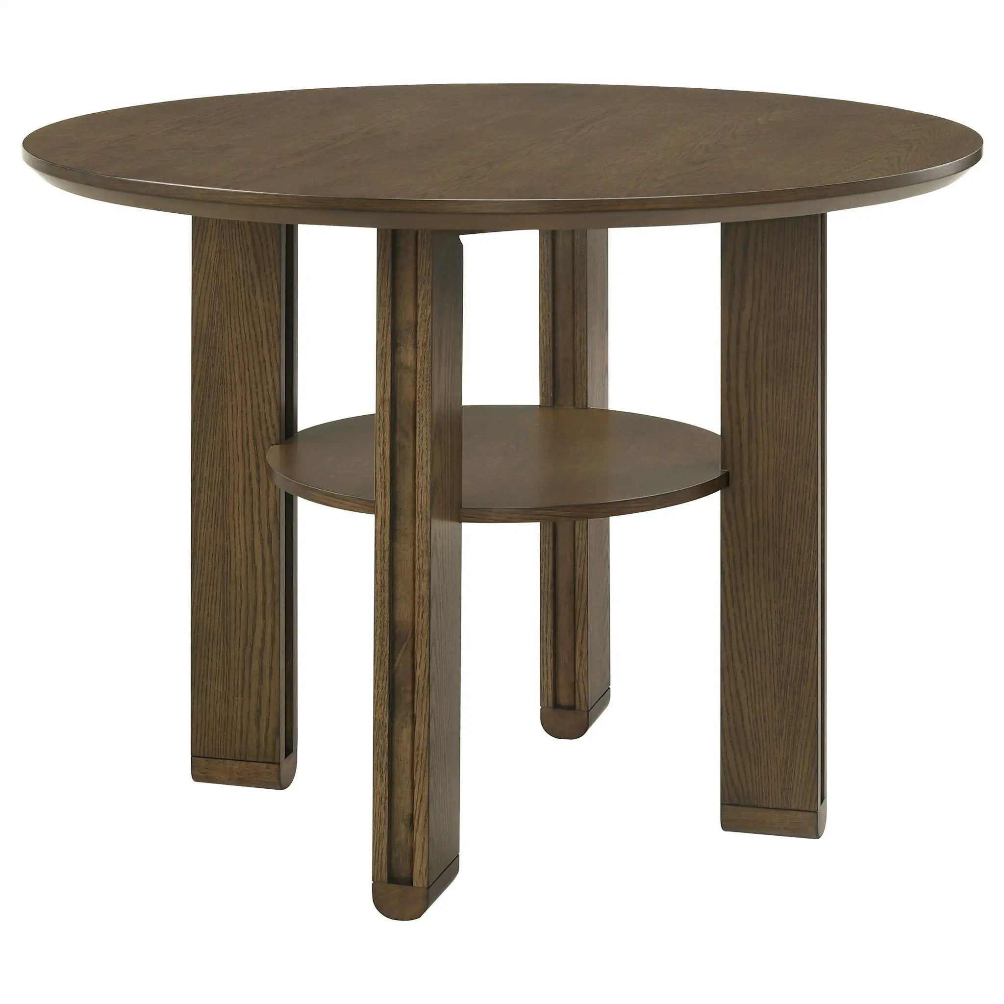 Ottowa 5-piece Round Counter Height Dining Room Set Brown by Unique Piece Furniture