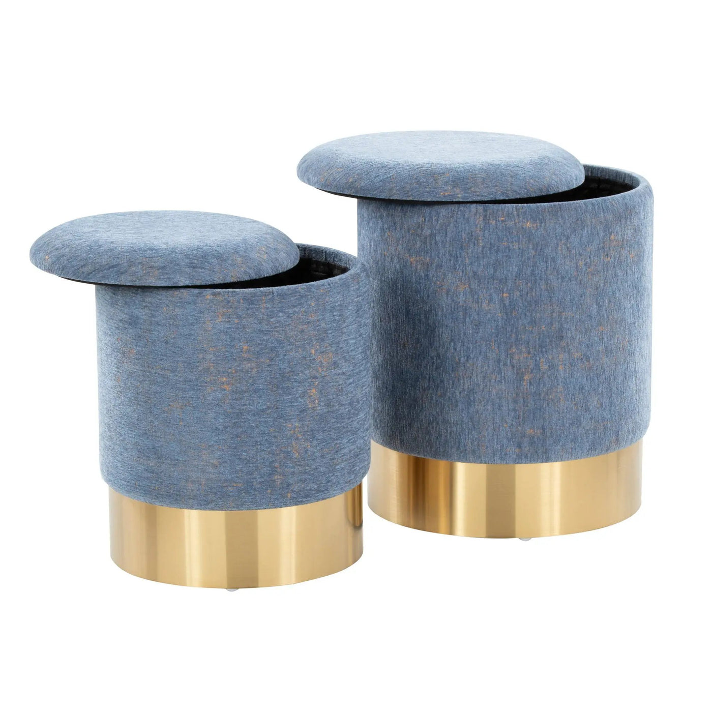 Marla - Contemporary Nesting Ottoman Set by HouseOfZazla