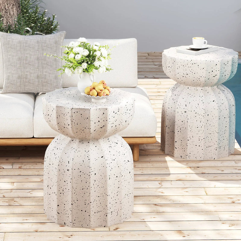 13" Modern Outdoor and Indoor Waterproof Coffee Table Set by HouseOfZazla