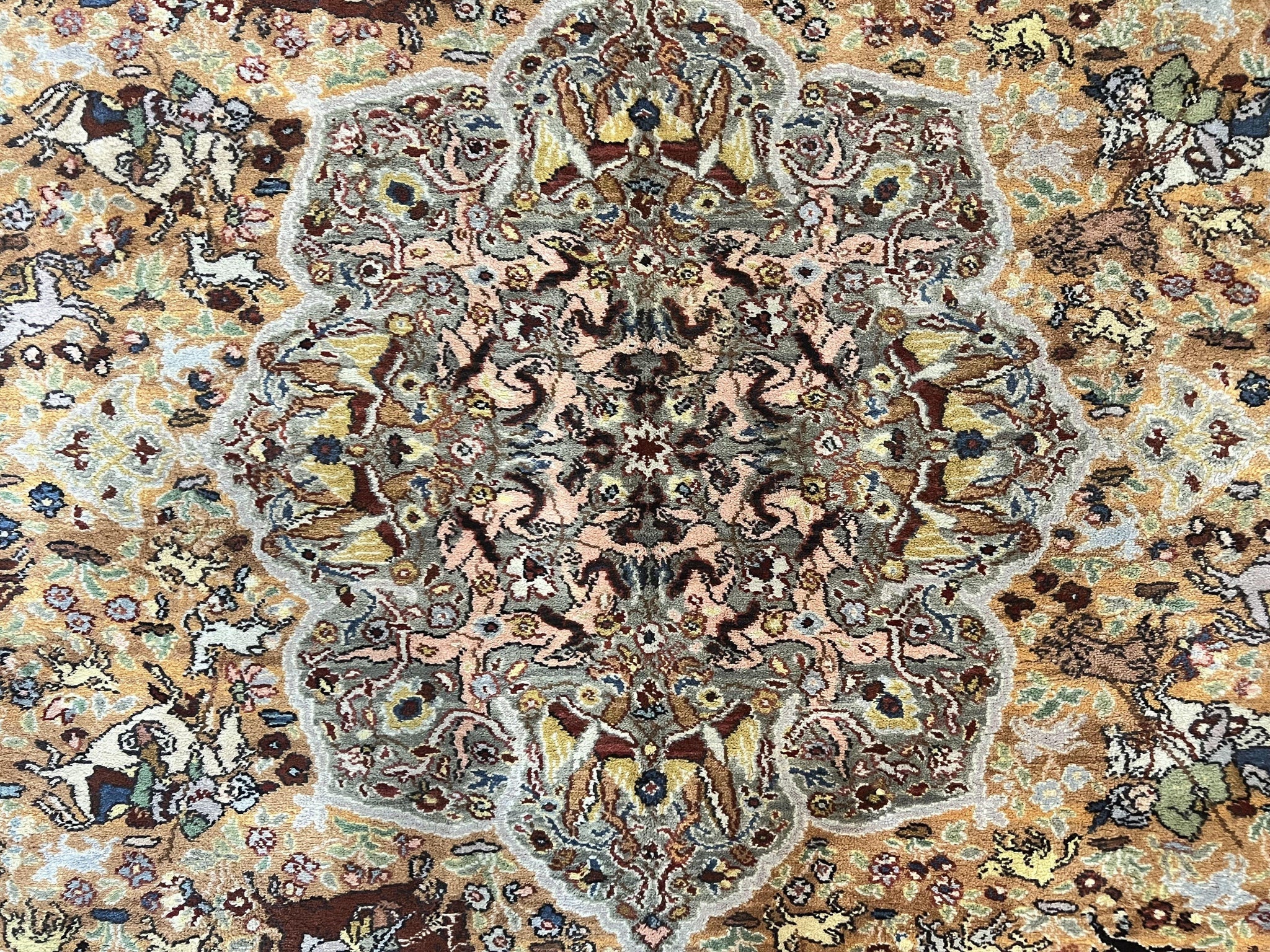 Karastan Rug 8.8 x 12 Persian Hunting Rug #723, Wool Pile by Jewel Rugs