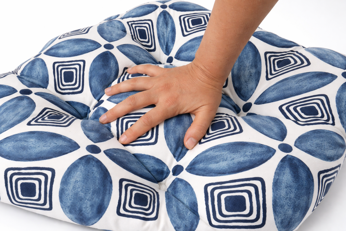 Outdoor Chair Cushions Set of 2, 19 x 19 x 4 Inch by HouseOfZazla