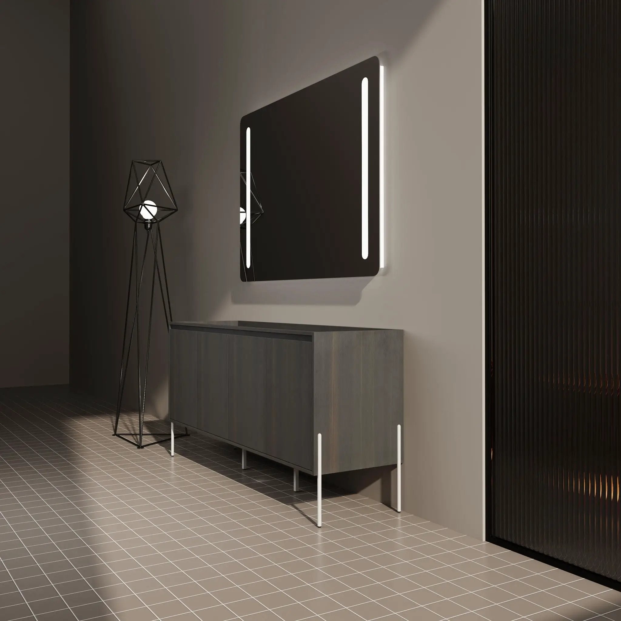 Freestanding Bathroom Vanity & Soft Close Cabinet Doors by Unique Piece Furniture