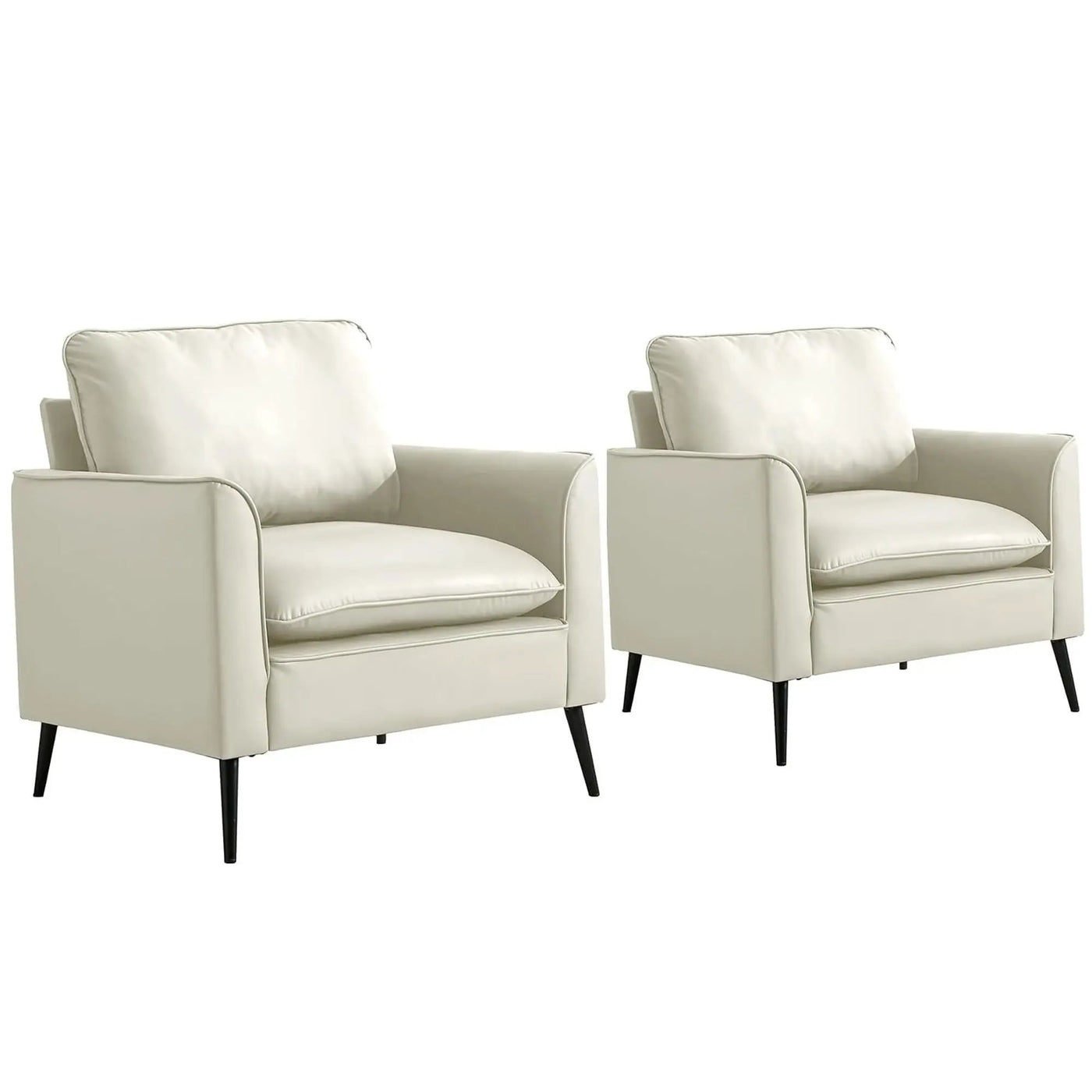 Nordic Retro Light Luxury Upholstered Sofa Chair by Unique Piece Furniture