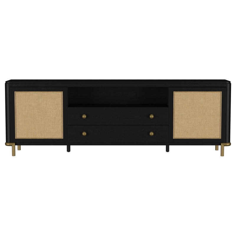 Benson - 2 Door TV Stand With Dual Drawers