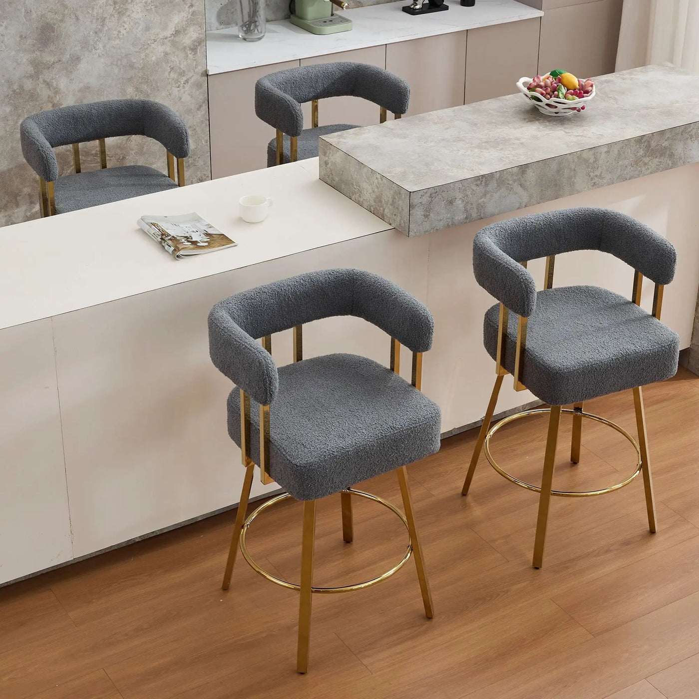 Decorative Upholstered Side Chair For Living Room (Set of 2) by HouseOfZazla