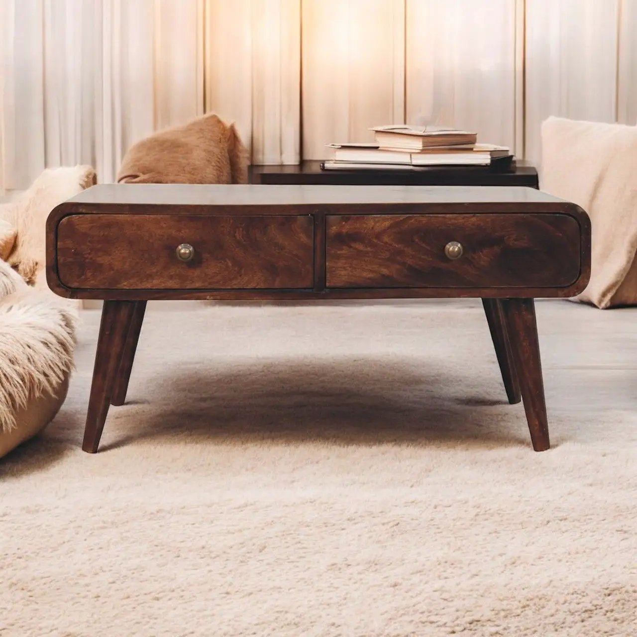 Sonata - Coffee Table - Walnut by HouseOfZazla