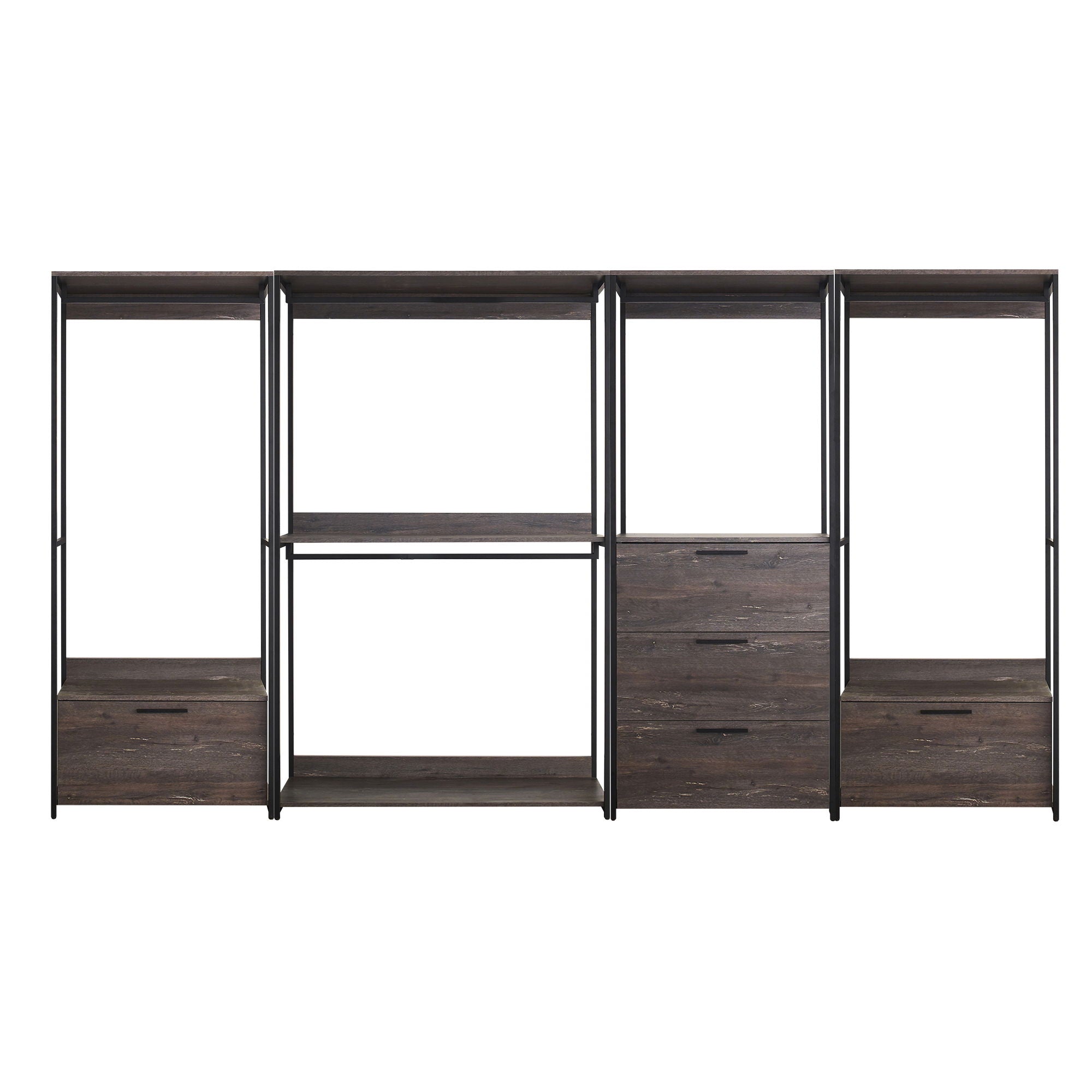 Monica - Modular Design Walk-In Closet System - Rustic by HouseOfZazla