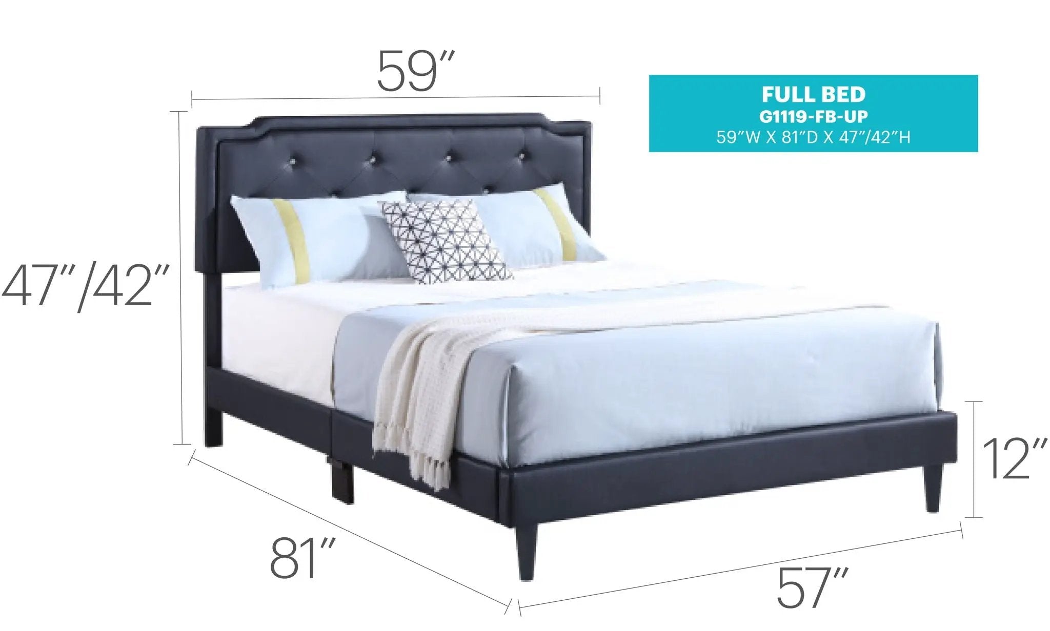Button Tufted Bed Charming For Cozy Spaces by HouseOfZazla