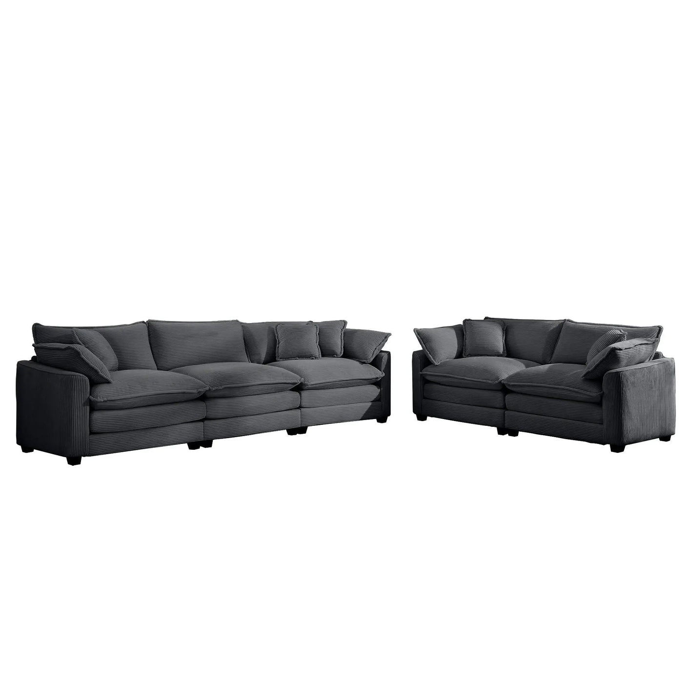 Elegant Oversized Sectional Sofa Set With Deep Seats And Flexible Layout by Unique Piece Furniture