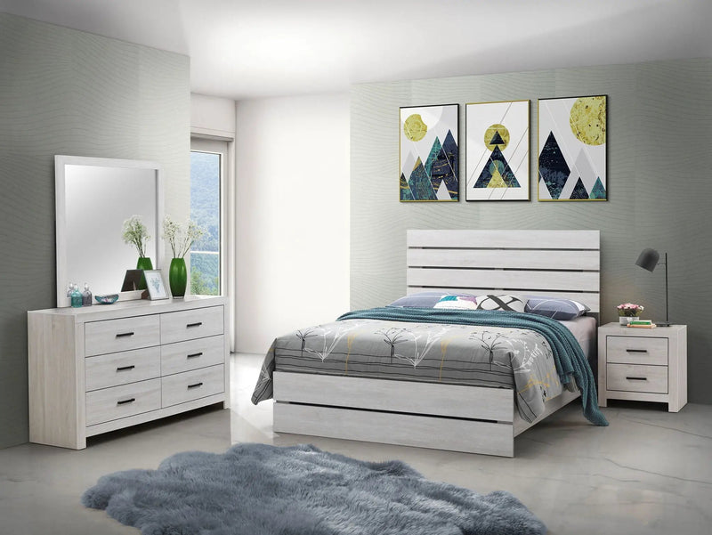 Brantford 4-piece Queen Bedroom Set Coastal White by Unique Piece Furniture