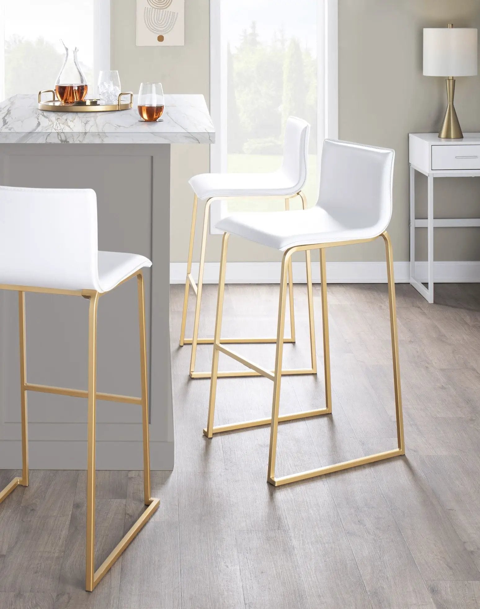Mara - Contemporary Upholstered Barstool (Set of 2) by Unique Piece Furniture