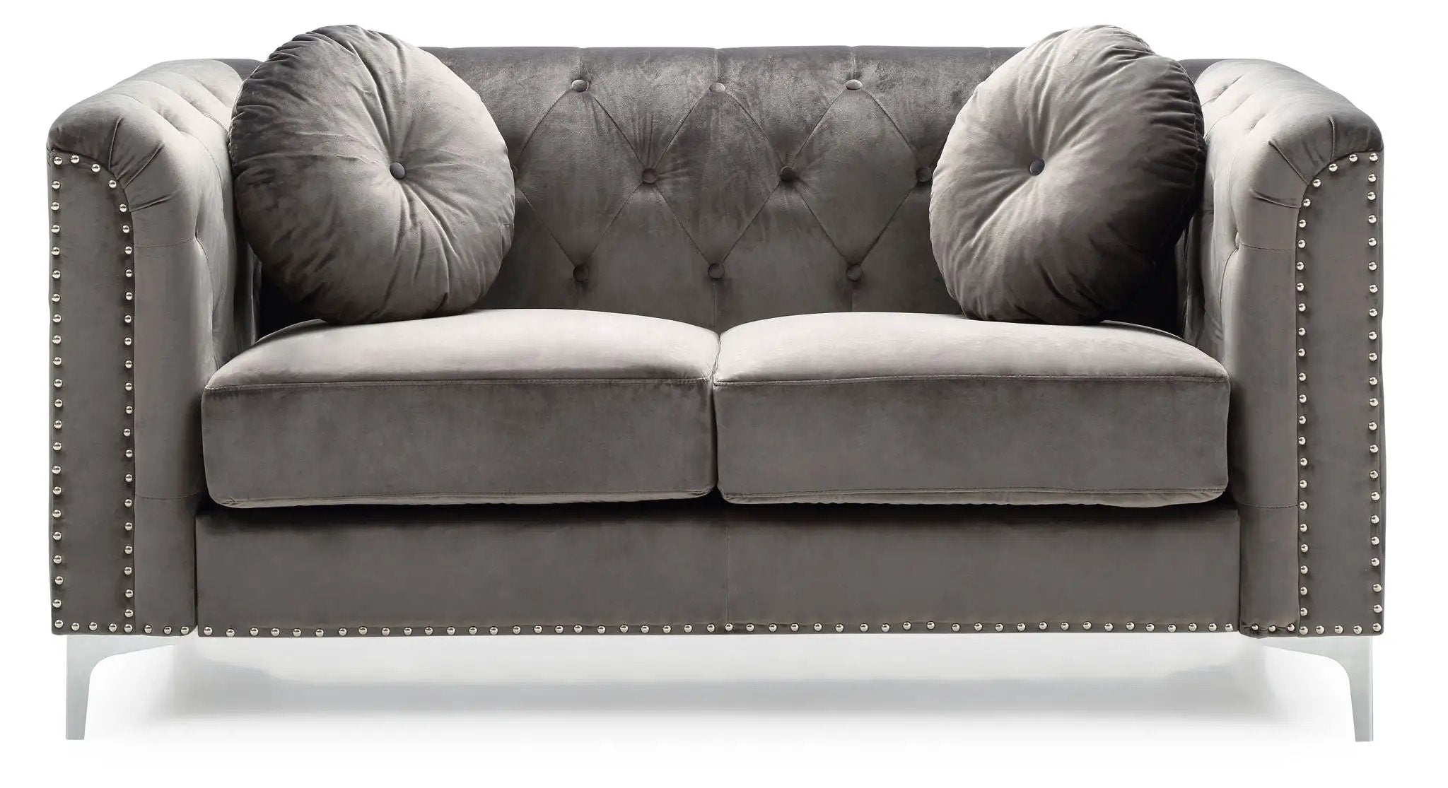 Stylish Sloped Arm Loveseat by HouseOfZazla