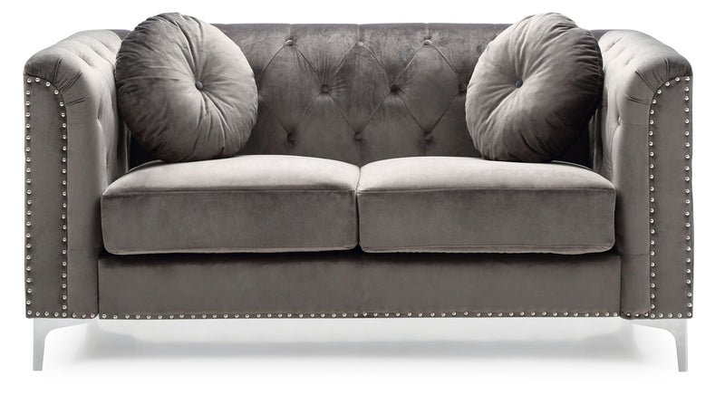 Stylish Sloped Arm Loveseat by HouseOfZazla