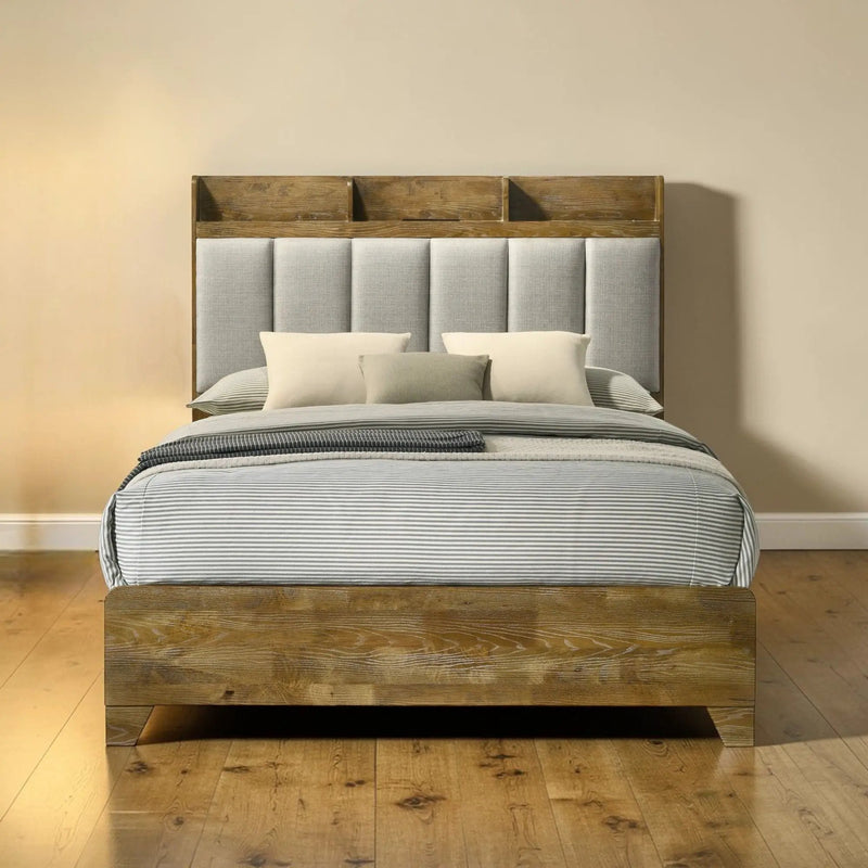 Garcia - Transitional Design Bed With USB by HouseOfZazla
