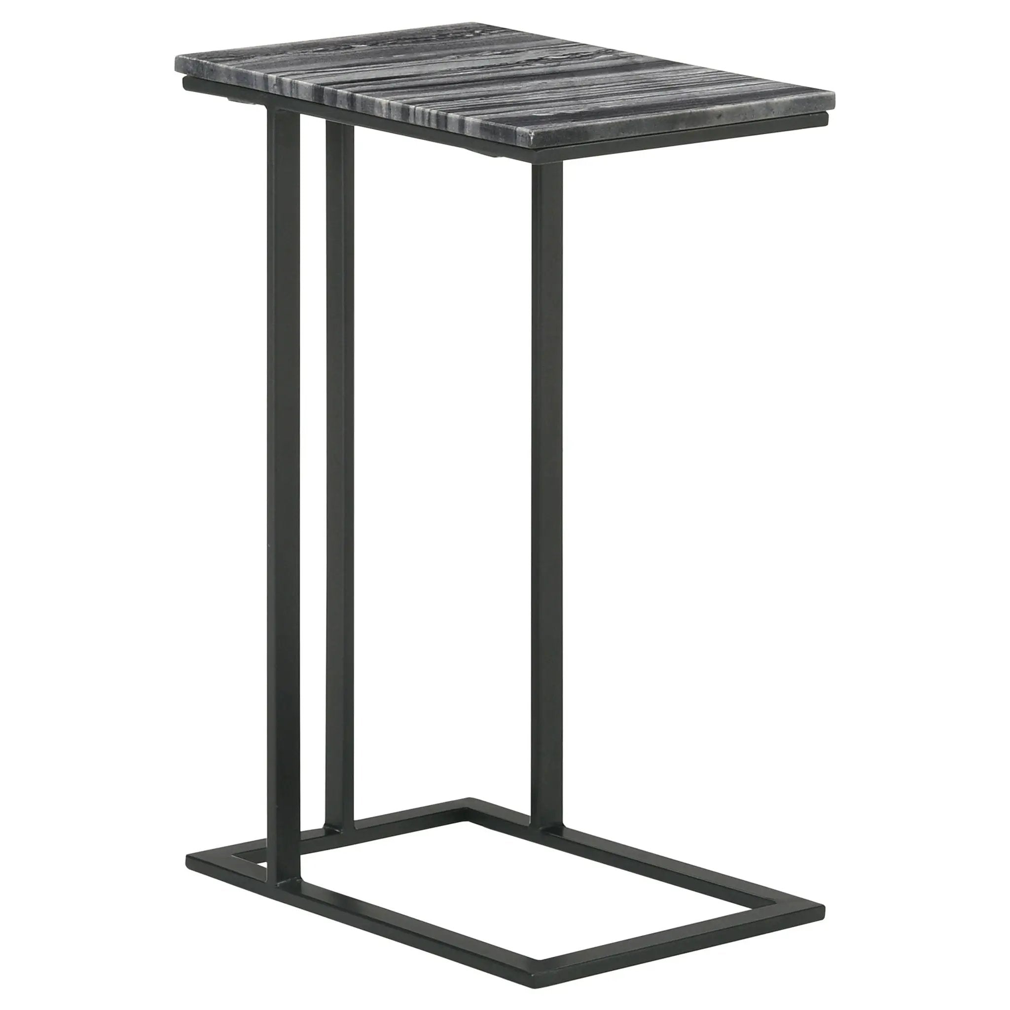 Encina - C-Shaped Sofa Side Table by HouseOfZazla