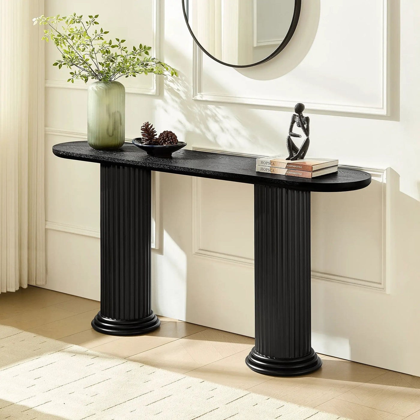 62.99 Inch Modern Design Console Table with Roman-Style Legs by HouseOfZazla