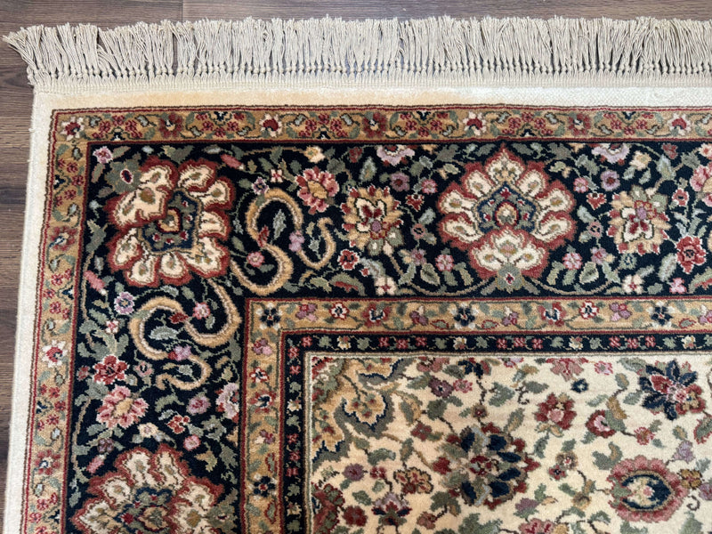 Karastan Rug 8.8 x 10.6 Ivory Indo Kirman #700/706, Wool Original Series by Jewel Rugs