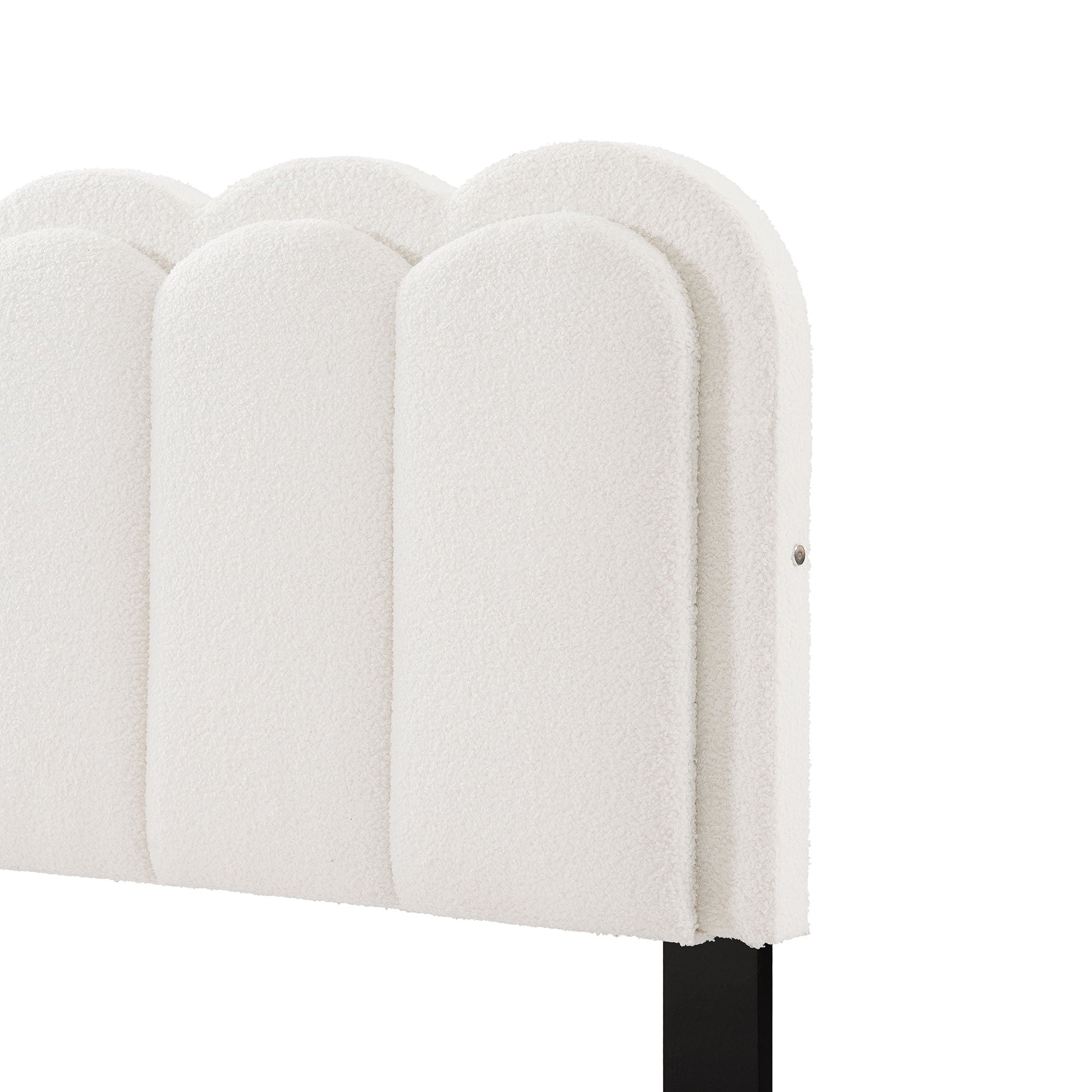 Lambswool Petal Headboard Bed Frame by HouseOfZazla