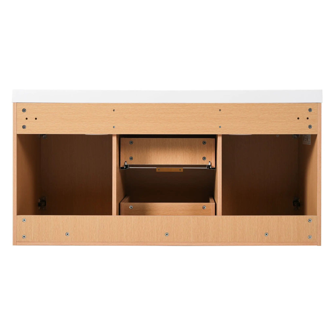 Modern Wall Mounted Bathroom Vanity, Soft Close Doors by HouseOfZazla