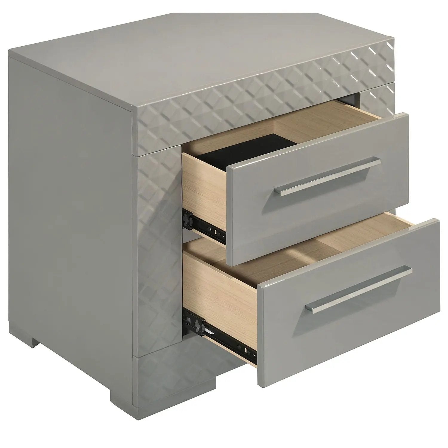 Pierce - 4 Piece Bedroom Set With LED Lighting