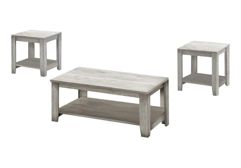 Table Set, Coffee, End, Side, Accent, Living Room, Transitional (Set of 3) by HouseOfZazla