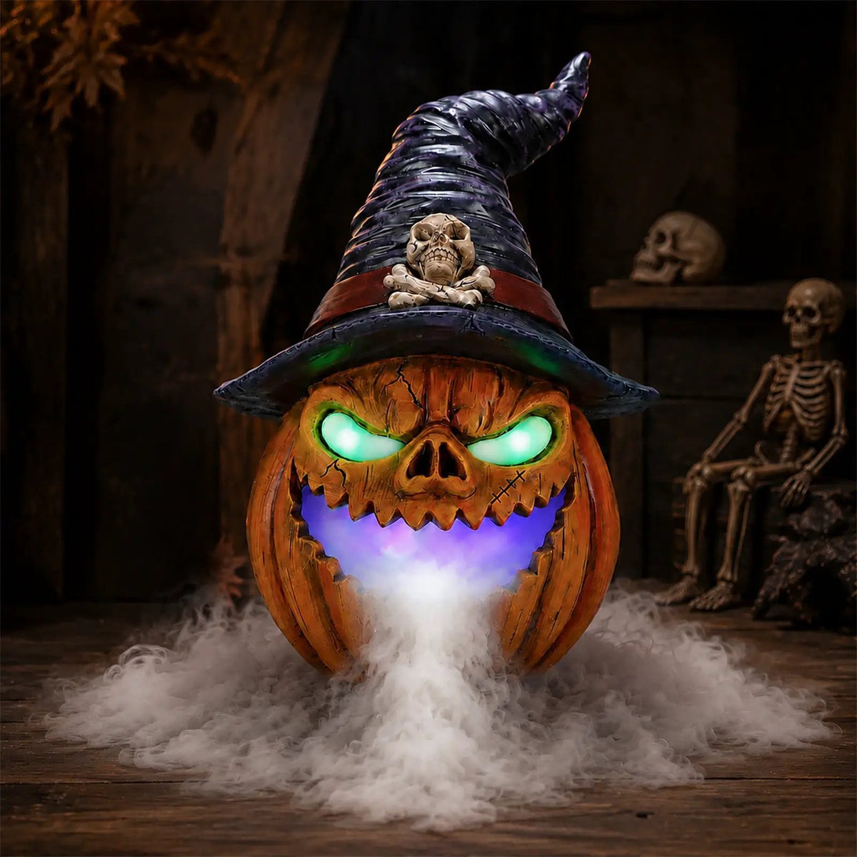 Halloween Jack-O'-Lantern Pumpkin Mist Sprayer Ornament by HouseOfZazla