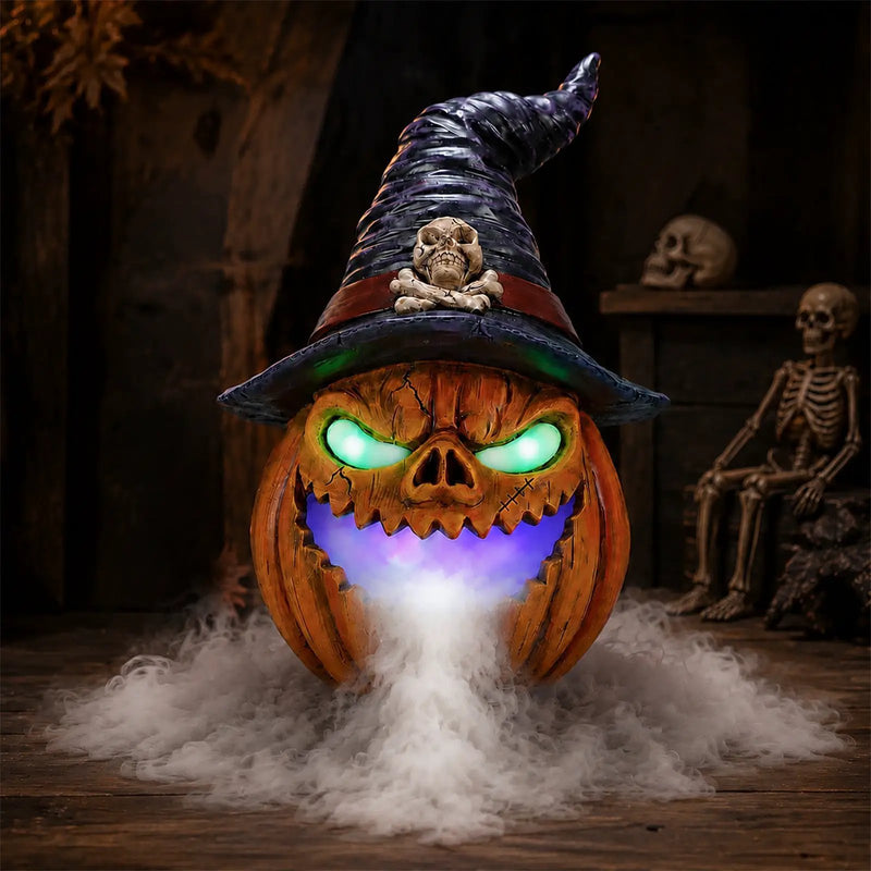 Halloween Jack-O'-Lantern Pumpkin Mist Sprayer Ornament by HouseOfZazla