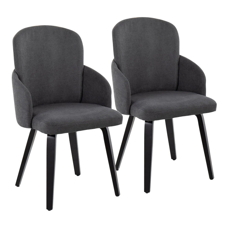 Dahlia - Contemporary Elegant Dining Chair (Set of 2) by Unique Piece Furniture