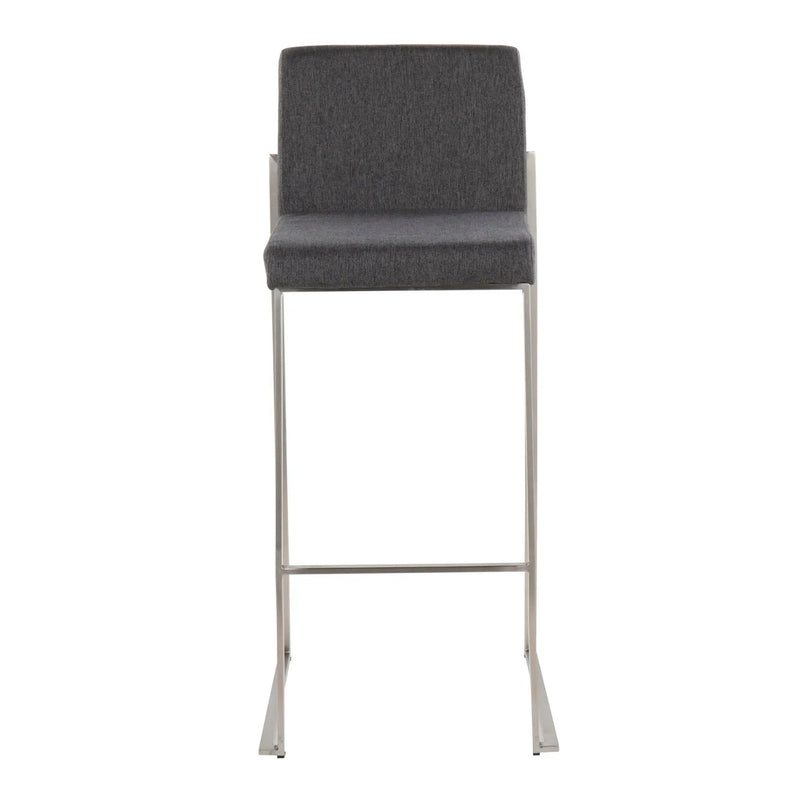 Fuji - Contemporary And Modern Elegance High Back Barstool by Unique Piece Furniture