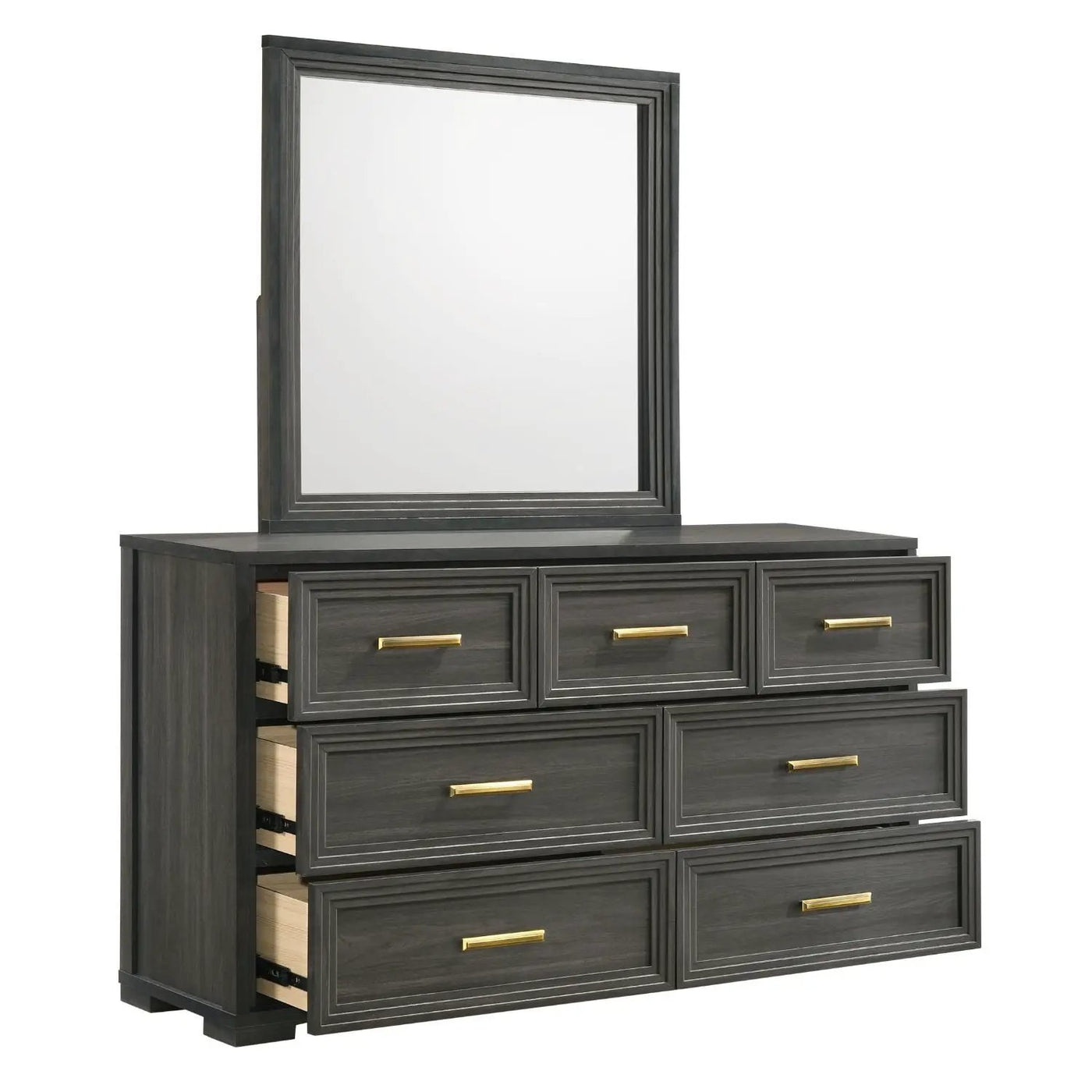Colorado - Bedroom Set With Upholstered LED Headboard by HouseOfZazla