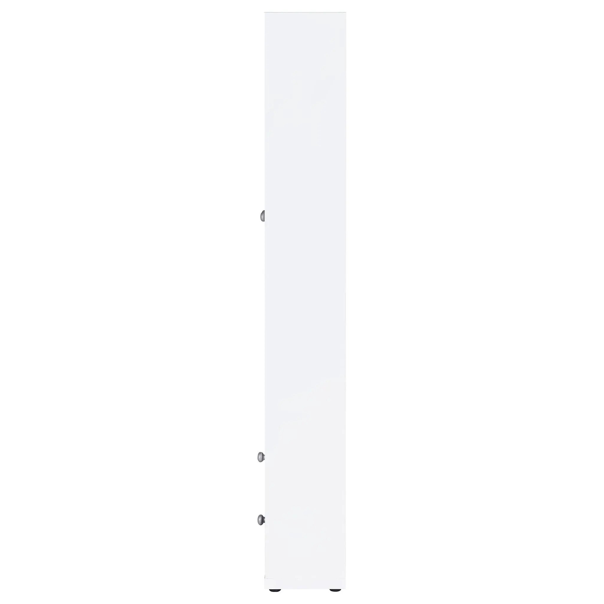 Hawthorne 4-shelf Glass Door Tall Cabinet with Drawers White by Unique Piece Furniture