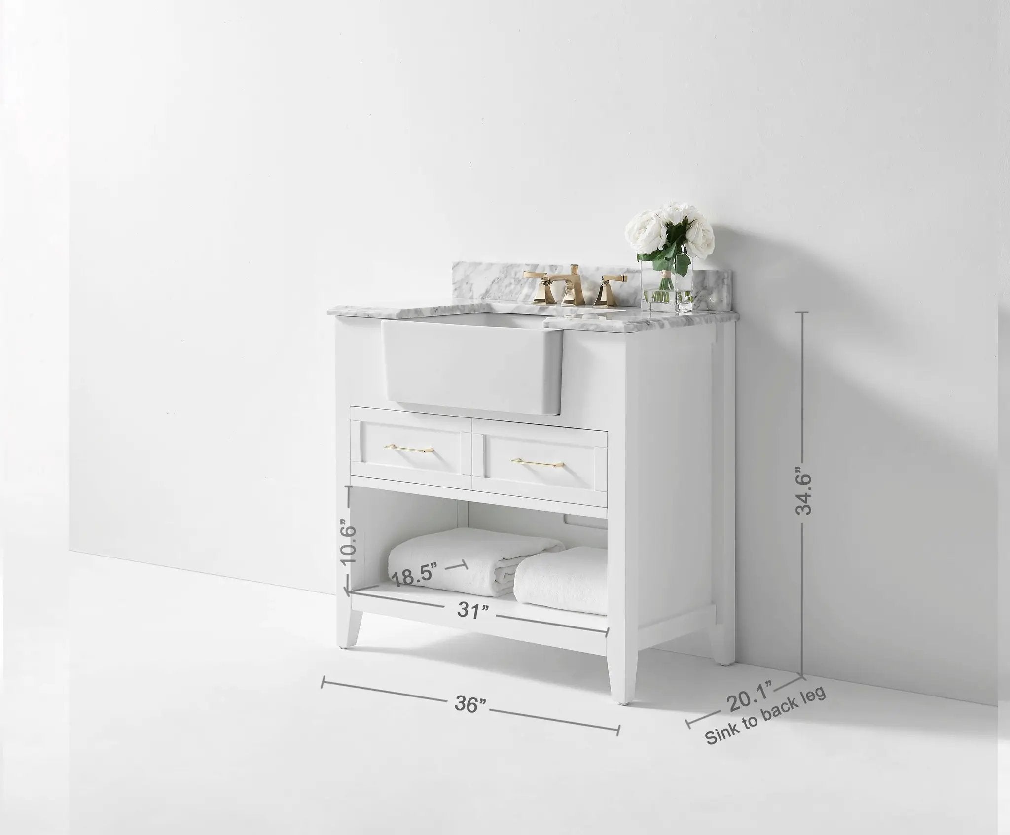 Hayley 36" Bath Vanity Set by Ancerre Designs
