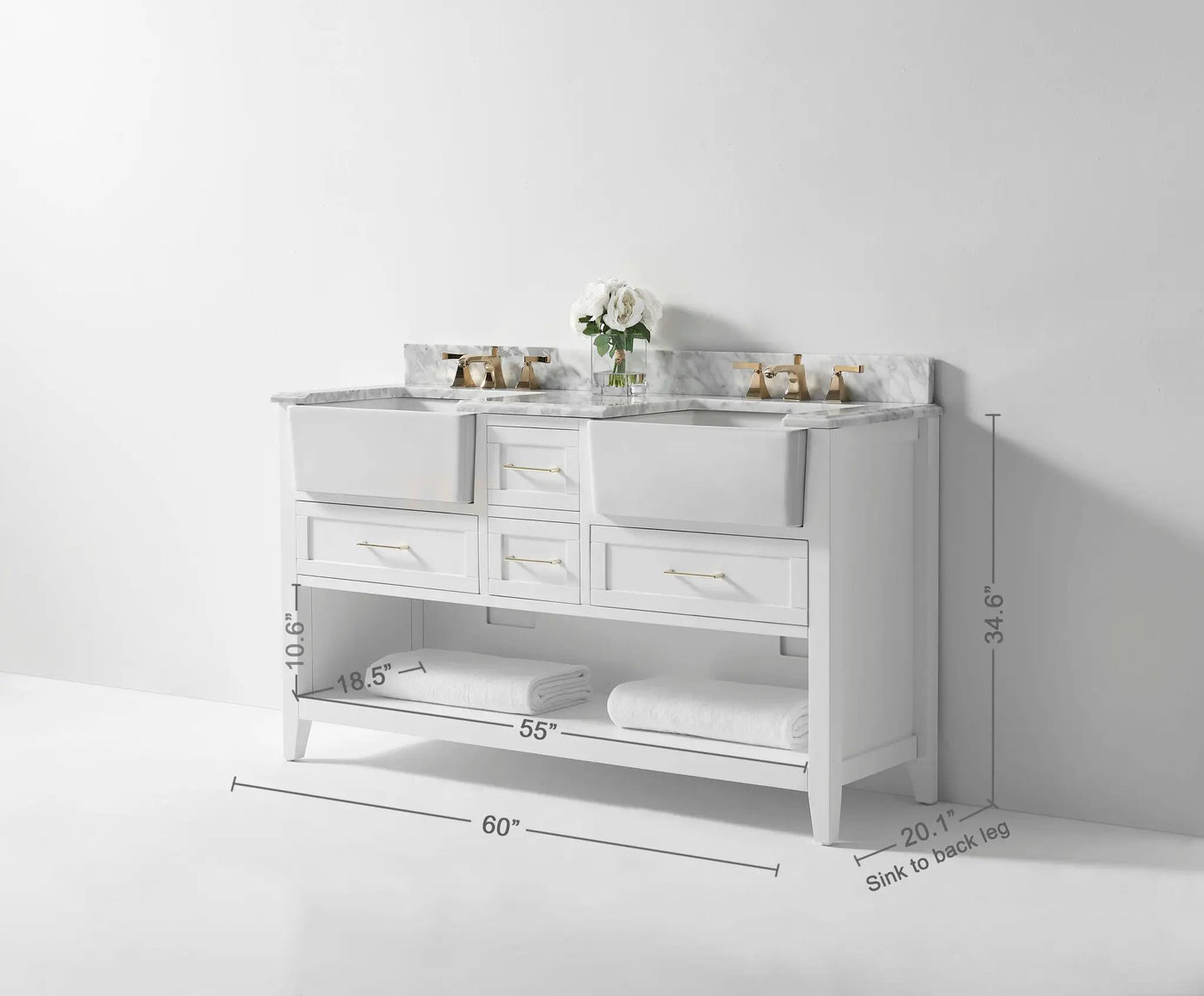 Hayley 60" Bath Vanity Set by Ancerre Designs
