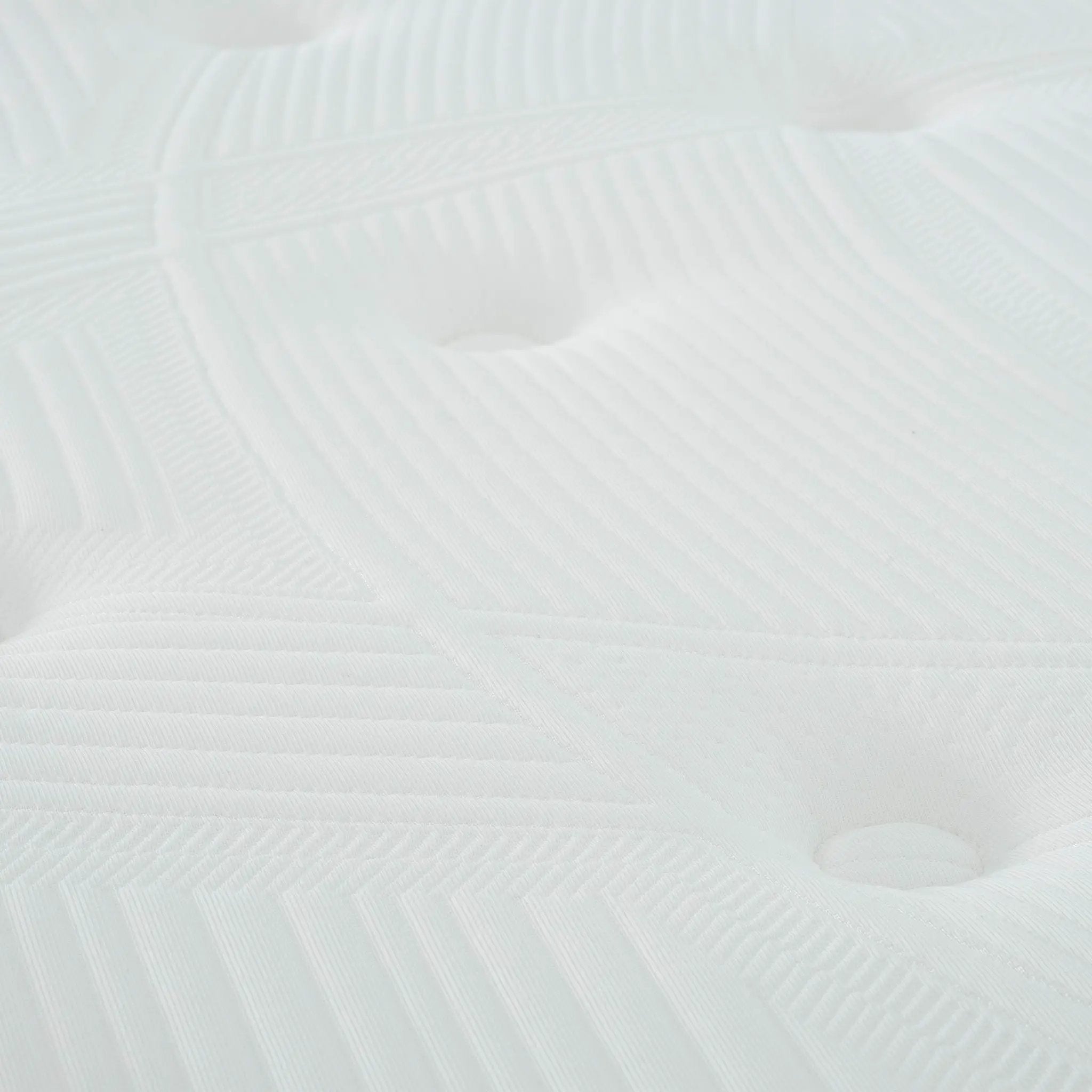 12'' Hybrid Mattress In A Box, Plush Gel Memory Foam Mattress Top With Pocket Coil Base - Gray / White - Queen by HouseOfZazla