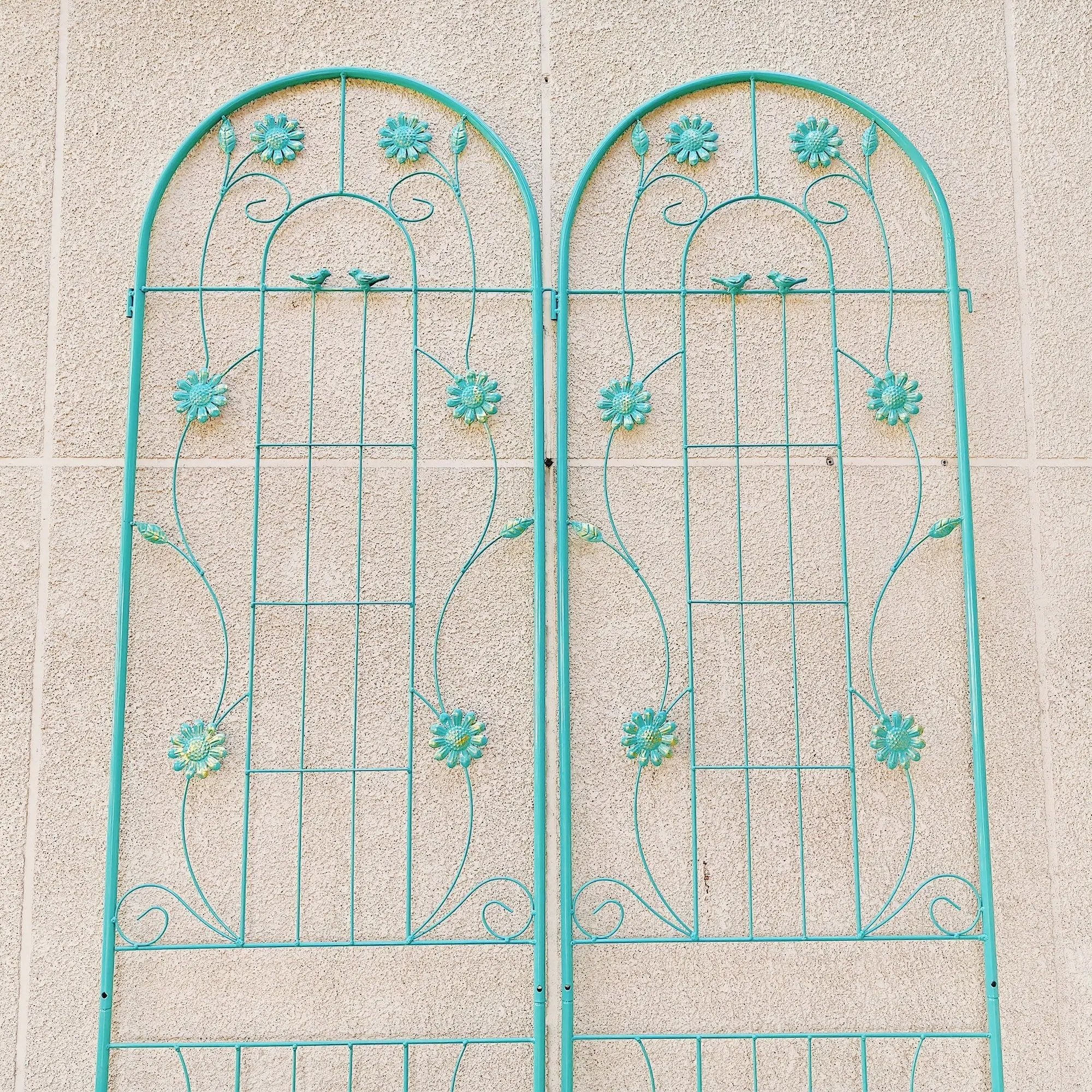 Metal Garden Trellis Rustproof Trellis For Climbing Plant Outdoor Flower Support by HouseOfZazla