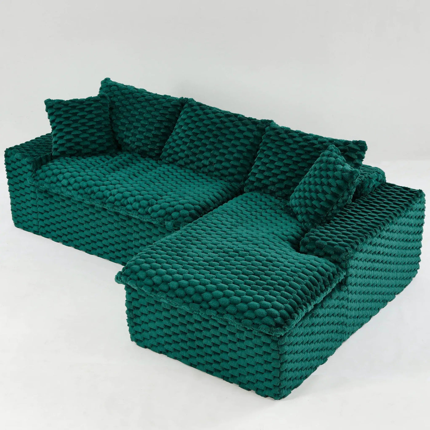 Modular Sofa, Convertible Twin Seat With Chaise Lounge by HouseOfZazla