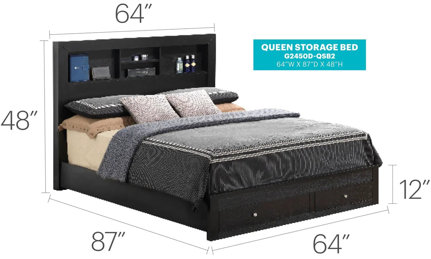Stylish Storage Bed For Modern Spaces by HouseOfZazla
