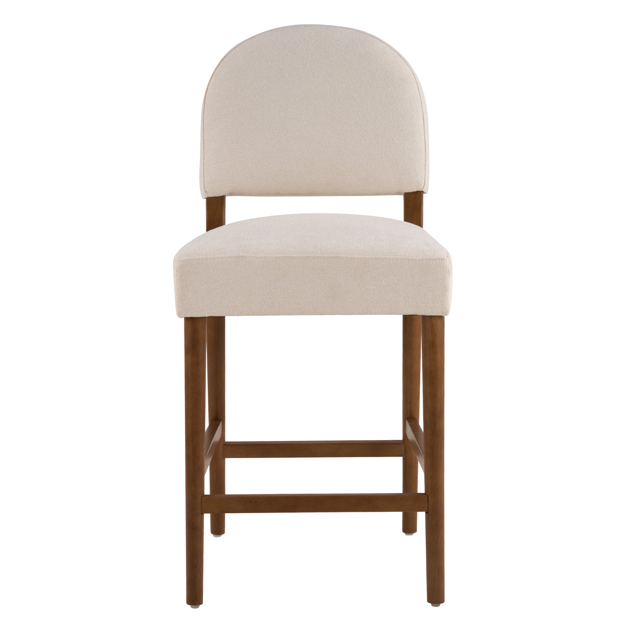 26'' Seat Height Fabric & Rubberwood Bar Stool by HouseOfZazla