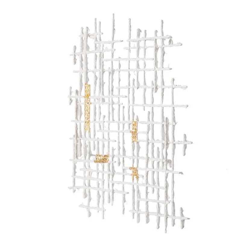 Iron Wall Decor - White / Gold by Unique Piece Furniture