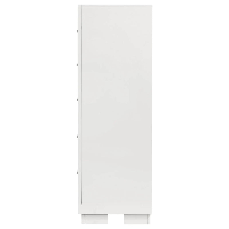 Jessica 5-drawer Bedroom Chest Snow White by Unique Piece Furniture