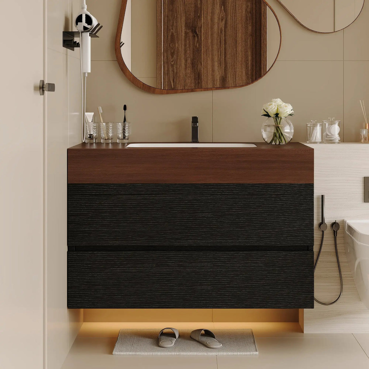 29.9" Modern Floating Bathroom Vanity by HouseOfZazla