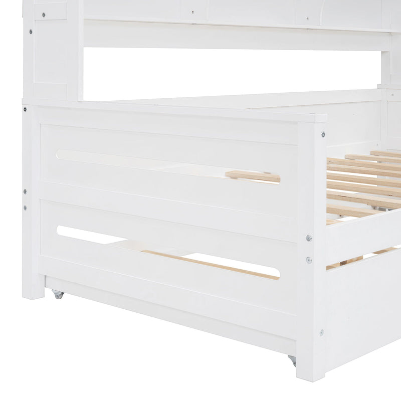 Daybed With All-In-One Cabinet And Shelf by HouseOfZazla