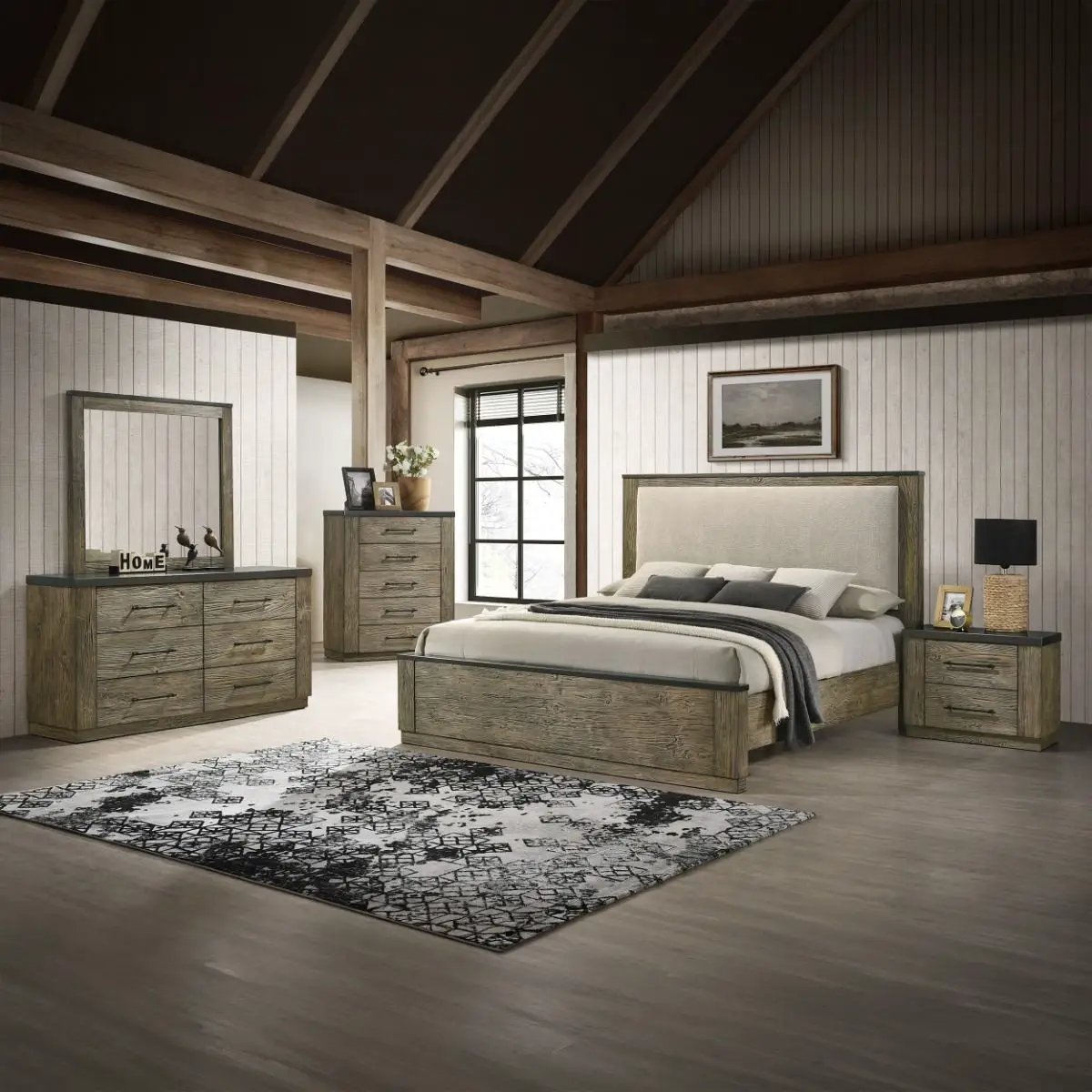 Lance - Nightstand - Tree Bark by Unique Piece Furniture