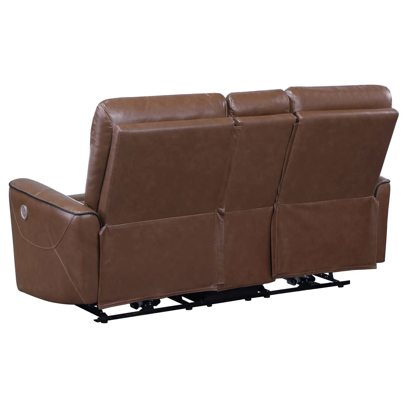 Denson - Power Reclining Loveseat With Console And USB Port by HouseOfZazla