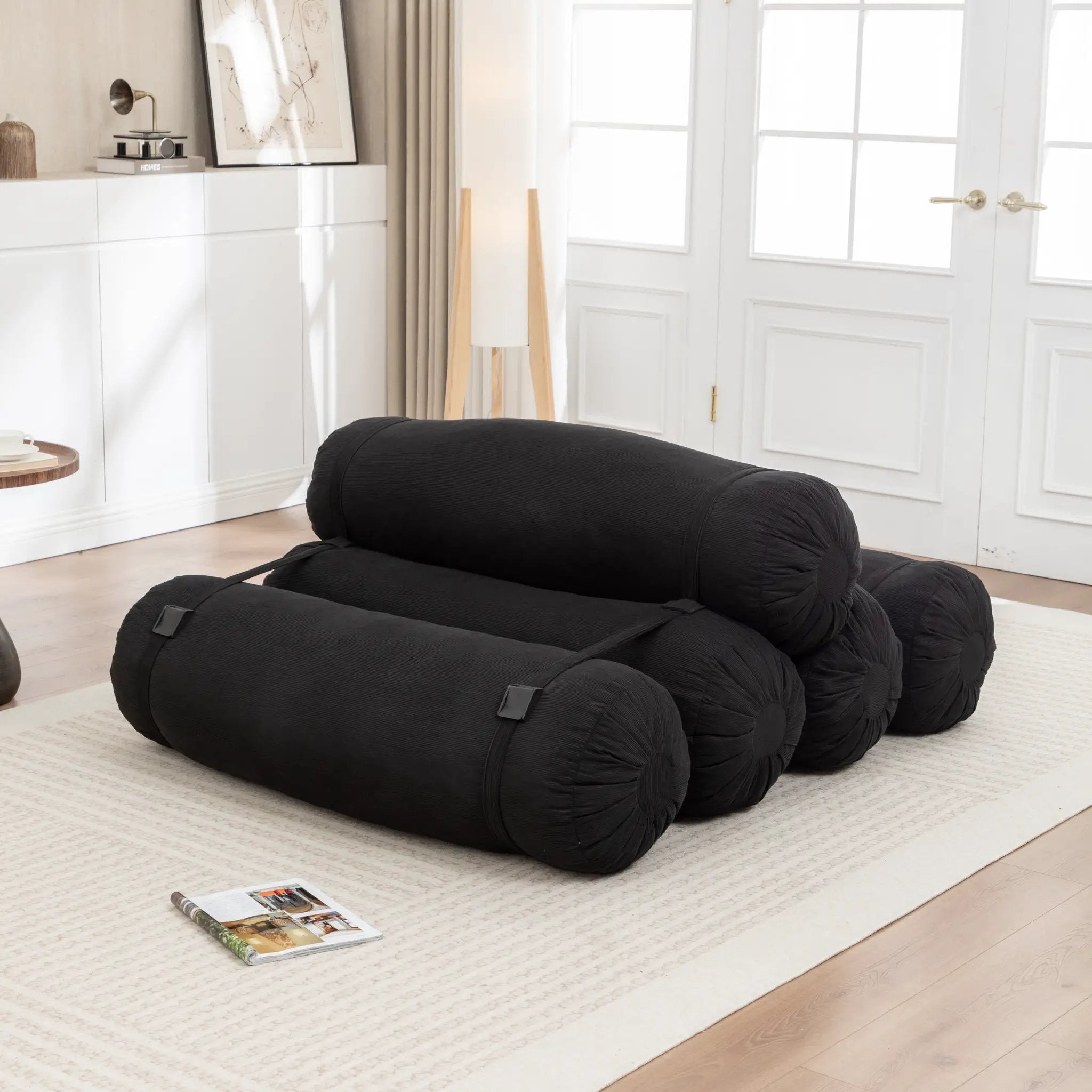 Adjustable Floor Sofa - Corduroy Lazy Sofa by HouseOfZazla
