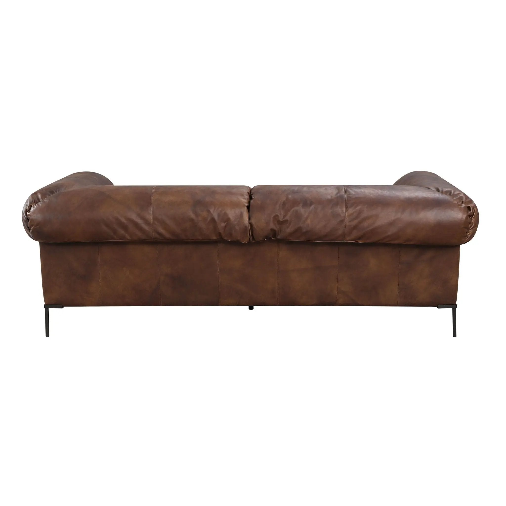 Jaron - Top Grain Leather Sofa - Mocha by Unique Piece Furniture